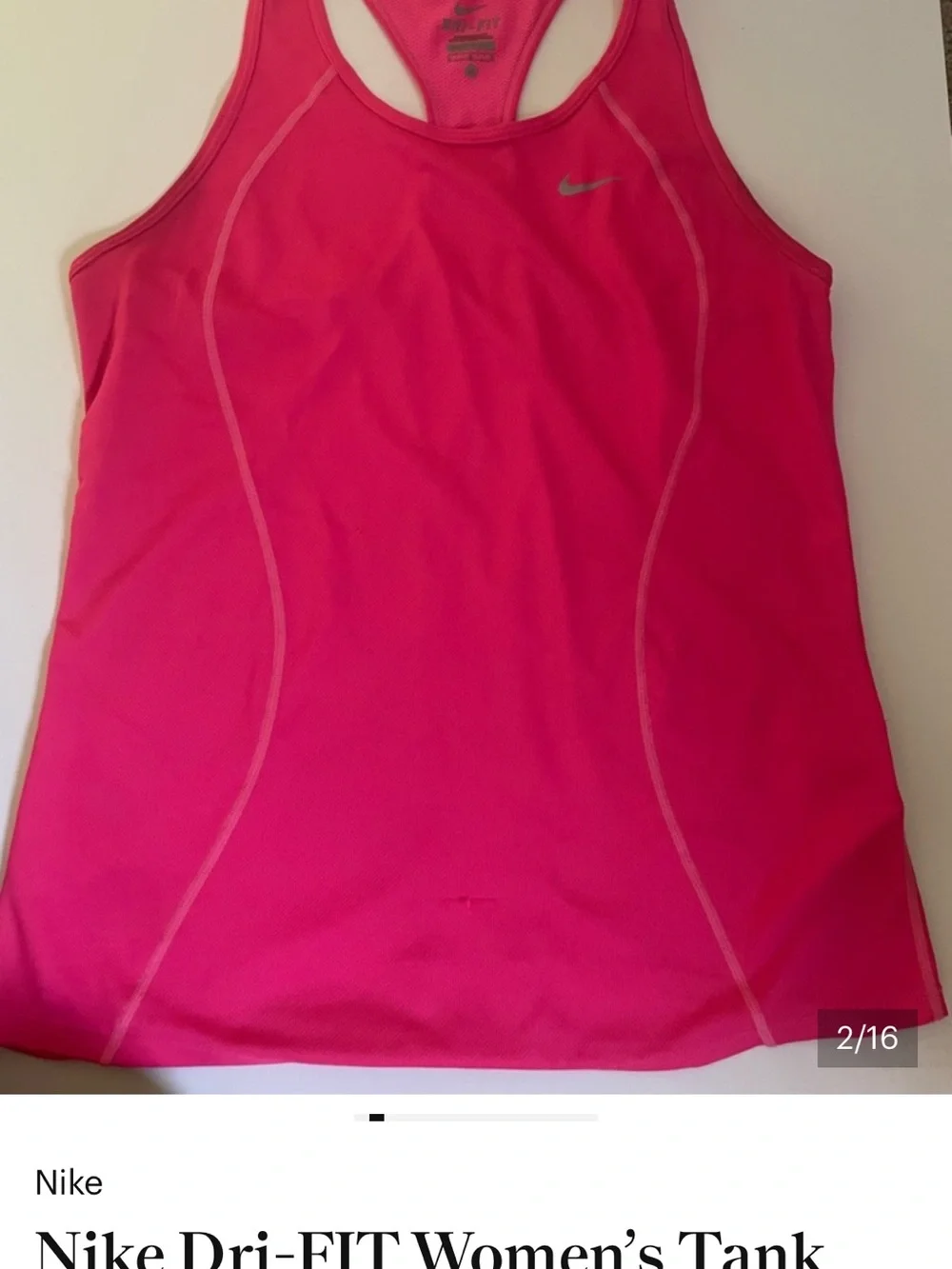 4 Nike Women's Racerback Tanks - Hot Pink, Teal, Aqua, Emerald